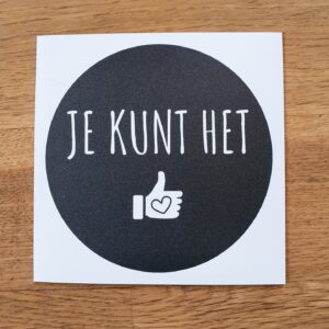 Pluimpjes magneet: Je kunt het