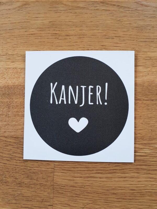 Pluimpjes magneet: Kanjer!