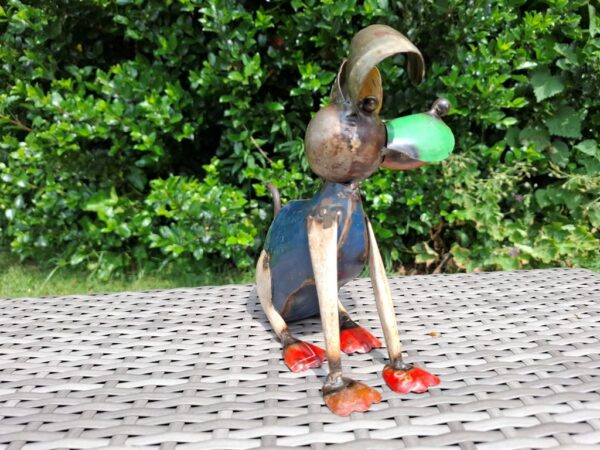 Zittende hond van metaal - Afbeelding 6