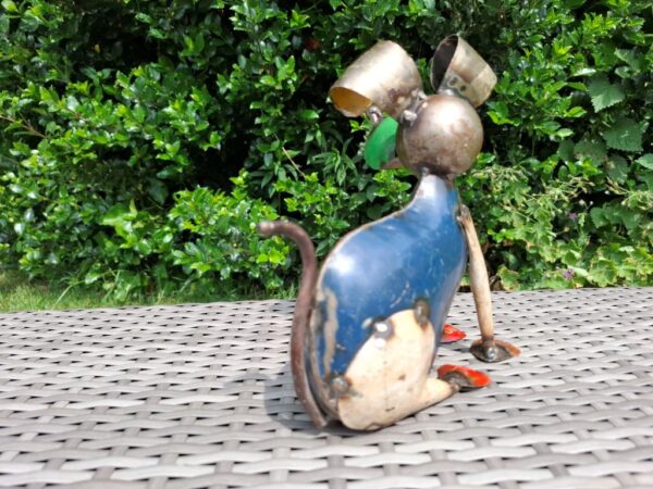 Zittende hond van metaal - Afbeelding 8
