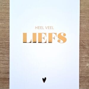 Kaart: Veel liefs