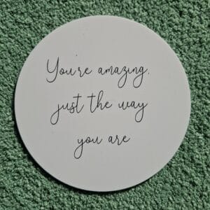 Muurcirkel You're amazing