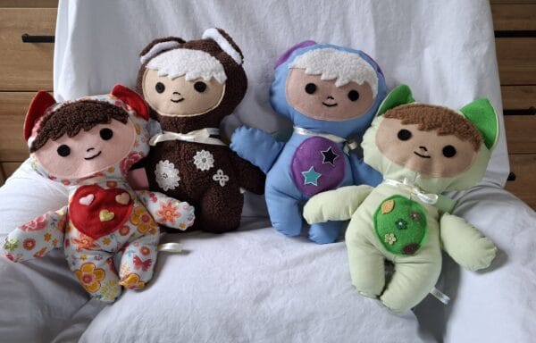 Doriepop bruin teddy - Afbeelding 4