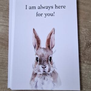 Duurzame kaart konijn